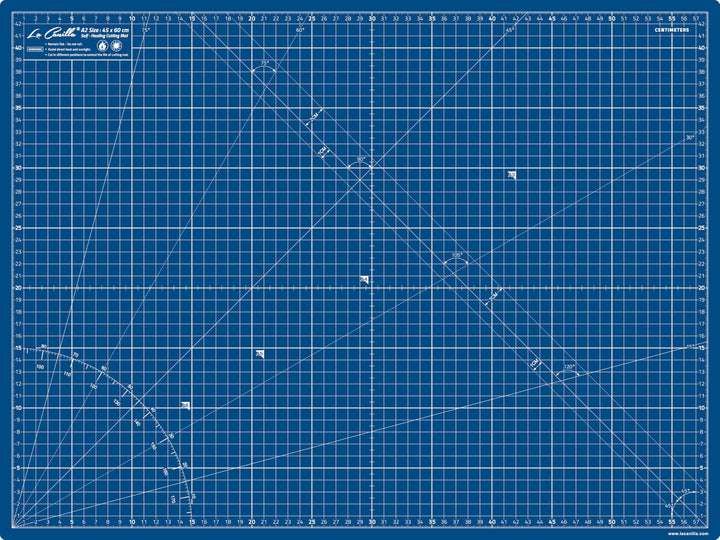 La Canilla Schneidematte A2 Selbstheilend (60x45 cm - 24x18") Cutting Mat Schneideunterlage für Bast