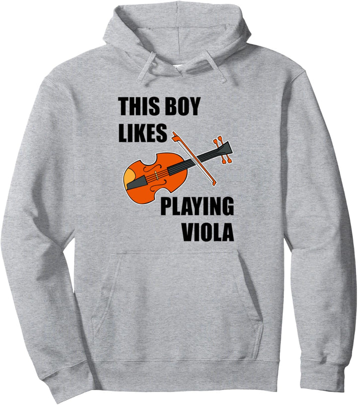 Bratschist Musiknoten Orchester Bratschist Pullover Hoodie