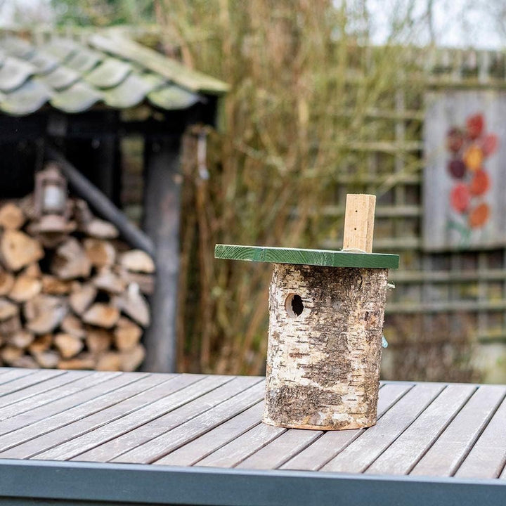 CJ Wildlife Nistkasten – Vogelnistkasten für draussen – Birke FSC® 100% – 32 mm Einflug – für Kohlme