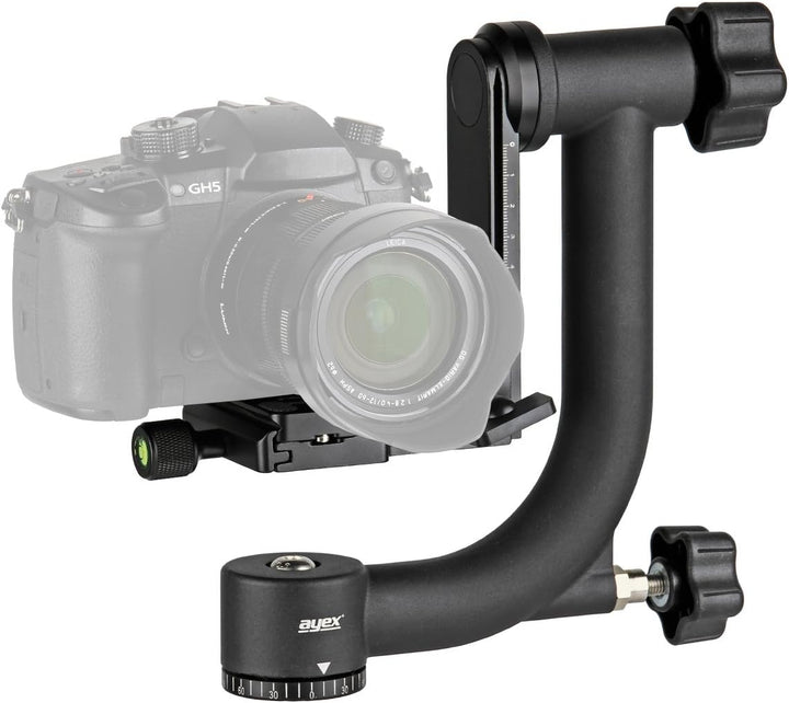 ayex Gimbal Tripod Head, Stativkopf für Telefotografie, Sport- und Naturaufnahmen