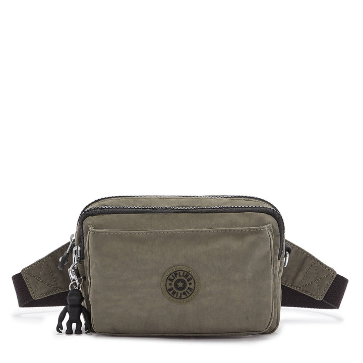 Kipling ABANU Multi Kleine Umhängetasche, die in eine Hüfttasche umgewandelt Werden kann S Grünmoos,