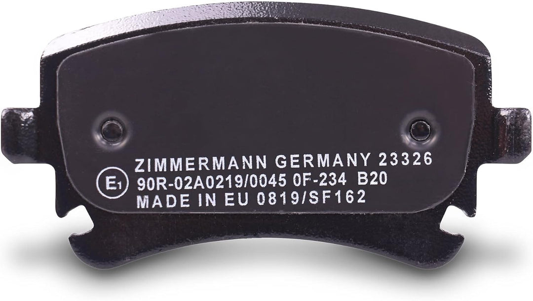 ZIMMERMANN 23326.175.1 Serie Bremsbelagsatz, Hinten, 1 Sensor, inklusive Platte dämpfend