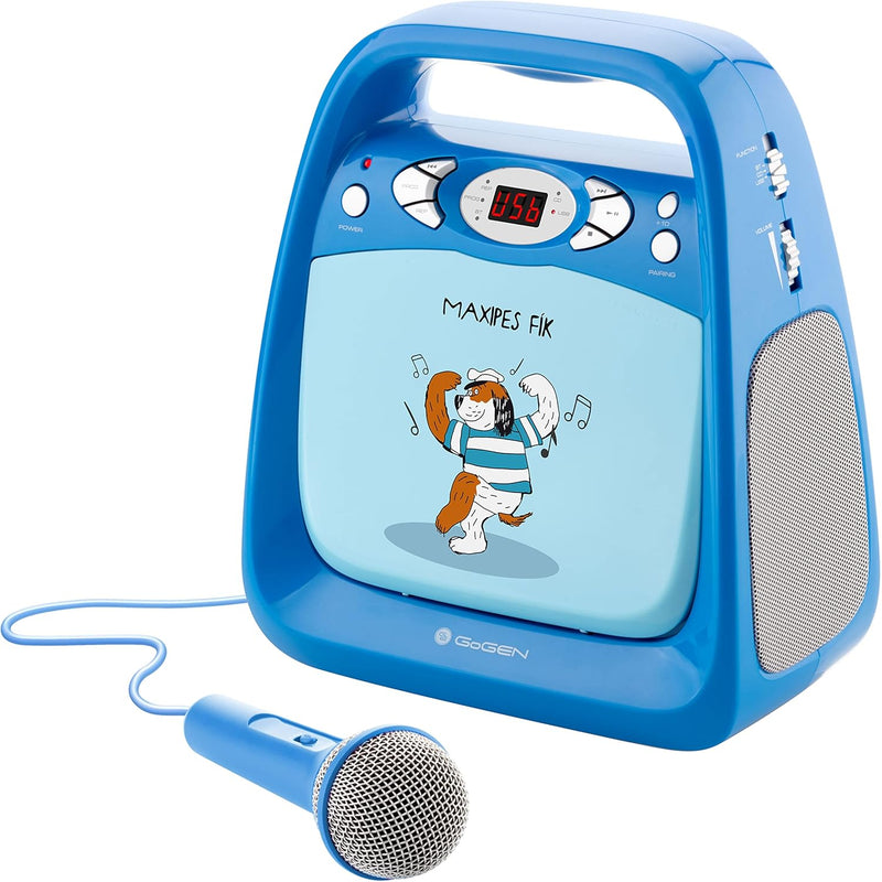 GoGEN Karaoke CD-Player I Maxipes I Bluetooth I USB Port I Karaokemikrofon I Kopfhöreranschluss I Ka