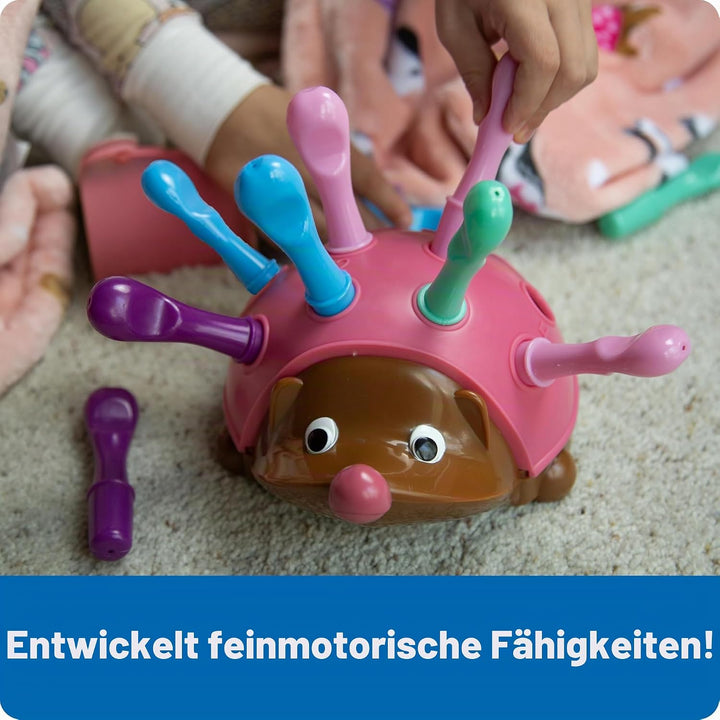 Learning Resources Spike – der feinmotorische Igel Rosa, 14 Stück, ab 18 Monate, feinmotorisches & s