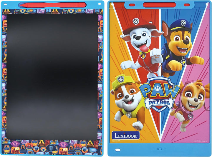 Lexibook, Paw Patrol Magic Slate, Kunst- und Bastelspielzeug für Mädchen und Jungen, A4-Format mit m