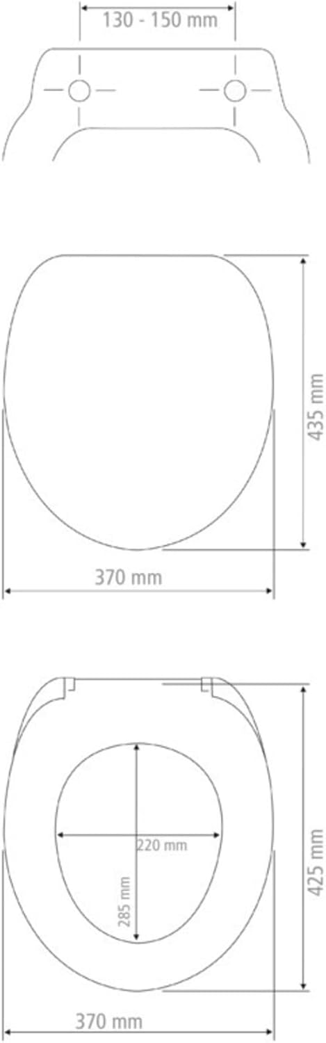 WC-Sitz Secura Comfort L 300 kg, 300 kg