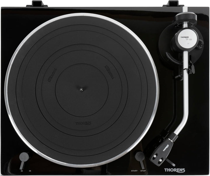 Thorens Plattenspieler TD 204 Hochglanz Schwarz