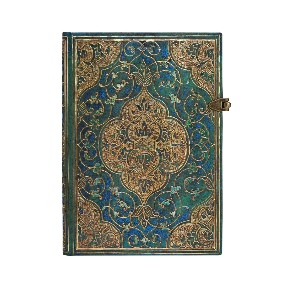 Paperblanks Chroniken PB3214-4 in Türkis Notizbuch Midi Liniert, Midi (180 x 130) Midi (180 x 130) L