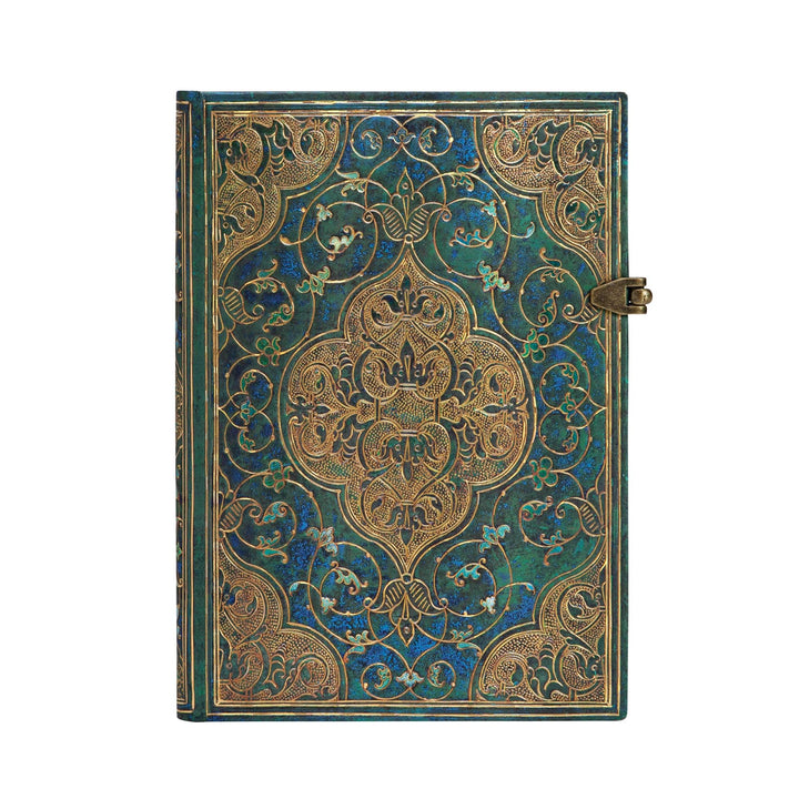 Paperblanks Chroniken PB3214-4 in Türkis Notizbuch Midi Liniert, Midi (180 x 130) Midi (180 x 130) L