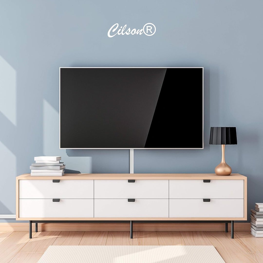CILSON Kabelkanal 20 m / 20x 1 m Lang - 15 mm Breit 10 mm Hoch, Selbstklebend Weiss, Bodenbelochung