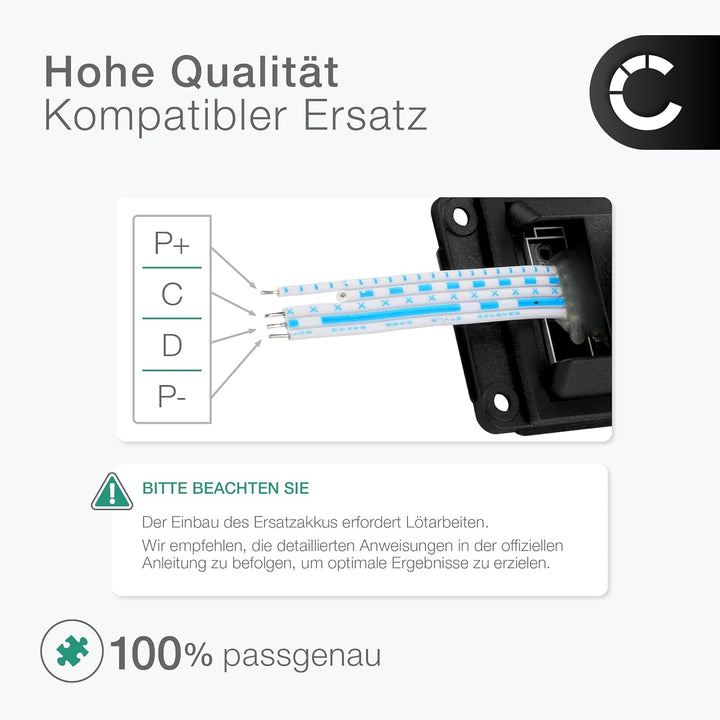 CELLONIC® Ersatzakku 088772,088789,088796 für Bose Soundlink Mini 2 Lautsprecher Musikbox Akku 2200m