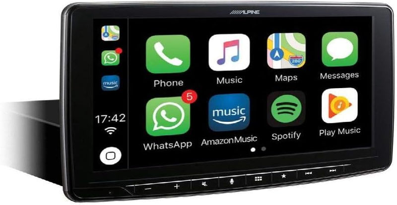 Alpine iLX-F903D Multimedia-Empfänger mit kapazitivem Bildschirm 22,9 cm (9 Zoll), Schwarz Mediensta