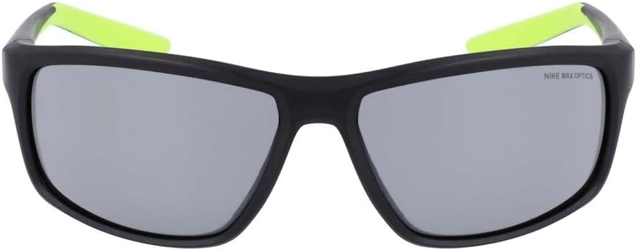 NIKE Unisex Adrenaline 22 Dv2372 Sonnenbrille, Schwarz/Silber Blitz, 64 cm