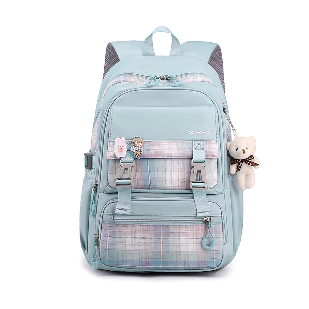 FANDARE Schulrucksack Schulrucksack Schultasche Herren Damen Rucksack Schulranzen für Outdoor Reise