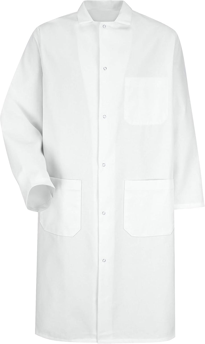 Red Kap Metzger-Frock für Herren, mit Griffschutz, Weiss M Weiss, M Weiß