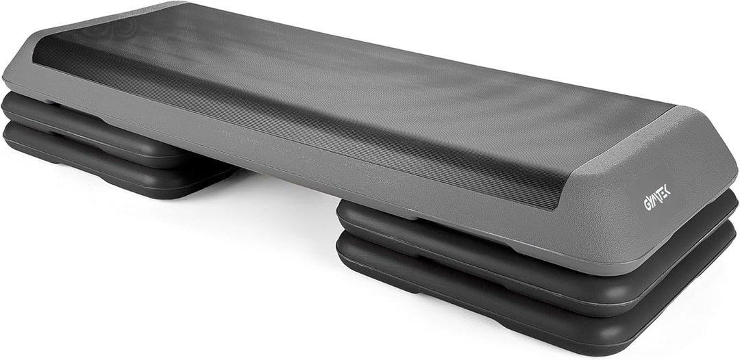Queenfit Aerobic Step - Der ideale Stepper für Zuhause, Treppensteiger Fitnessgerät mit 3-Stufen-Höh