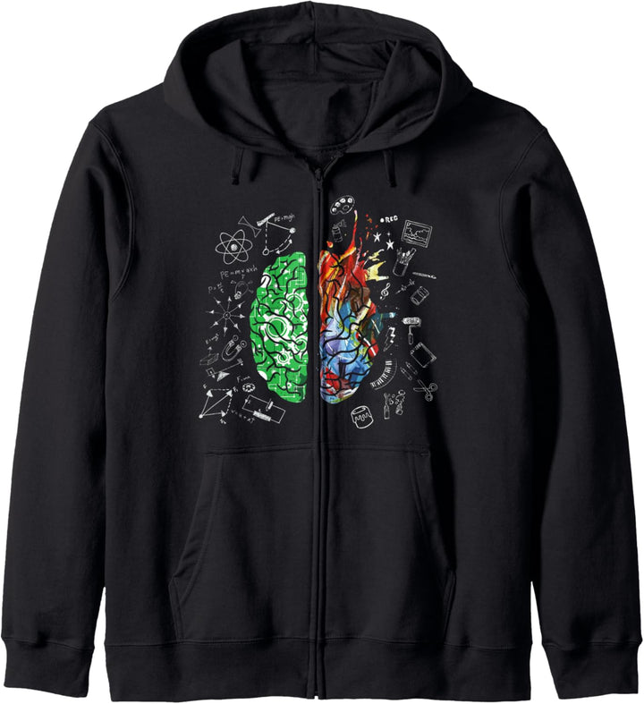 Gehirnwissenschaft Neurologie Geschenk Design Kunst Idee Kapuzenjacke