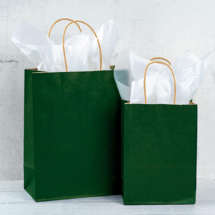 Loveinside 33 X 25,4 X 12,7 cm Papiertüten Kraft Geen Geschenktüten Bulk Mit Griffen Für Geburtstag