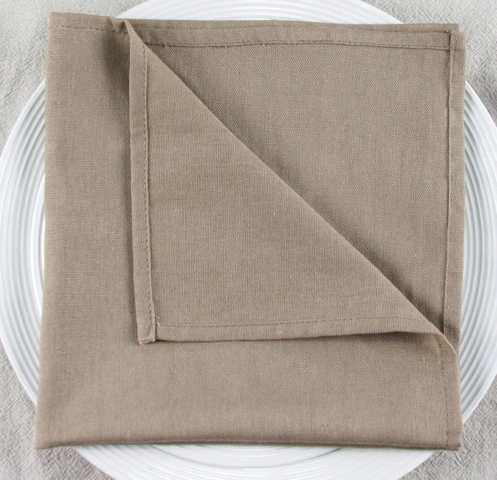 weich Polyester -Leinen gemischt Abendessen Cloth Servietten, 12 Stück (40 x 40 cm), für Veranstaltu