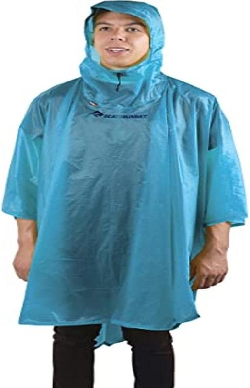 Sea to Summit - Nylon Poncho & Tarp - Leichter & Wasserdichter Regenschutz - Mit Kapuze - Schützt gr