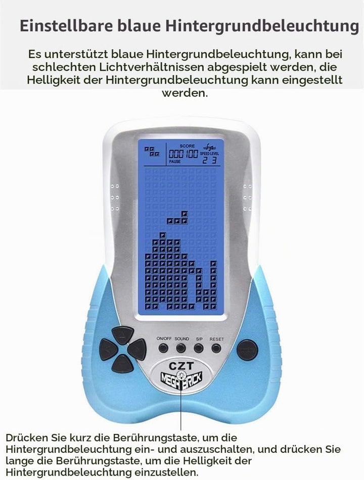 CZT verbesserte Version der Grossbild-Backstein-Spielekonsole mit Einstellbarer Blauer Hintergrundbe