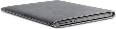 Woolnut Leder Sleeve Case Hülle Tasche für MacBook Pro 14 Zoll - Grau Grau MacBook Pro 14, Grau MacB