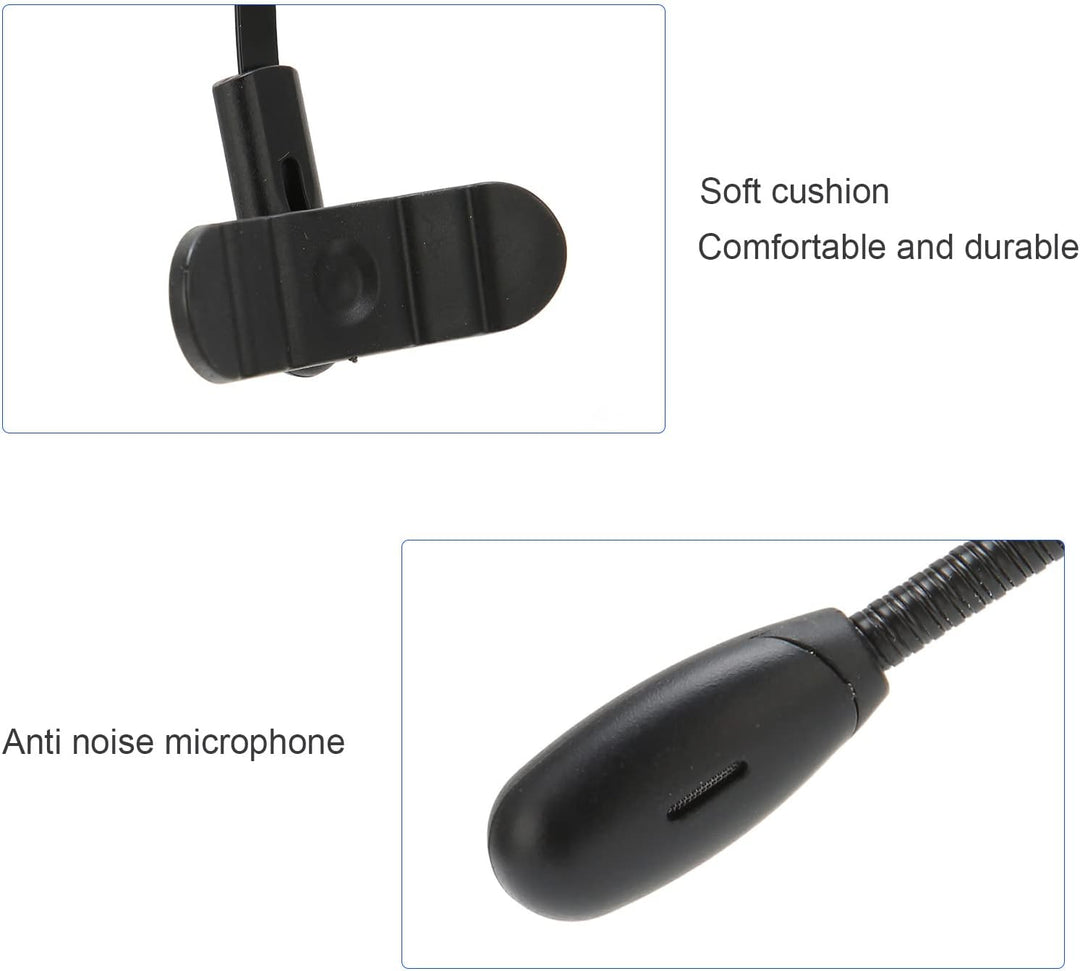 Annadue Trucker Bluetooth Headset mit Mikrofon, Kabellose On-Ear Kopfhörer mit Geräuschunterdrückung