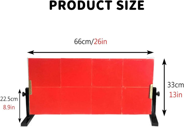 Tischtennis Rebound Board Tischtennis Returnbrett Mit 8-Roten Gummis Tischtennisplatte Rebounder Für