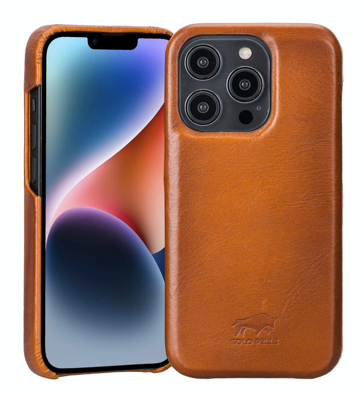 Solo Pelle Lederhülle für das iPhone 14 Pro in 6.1 Zoll Princeton Case Leder Hülle Ledertasche Backc