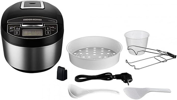 Multikocher REDMOND RMC-RMC-M4512 (Russisch) mit 40 Programmen (Brot, Dampfgaren etc.), LCD-Touch-Di