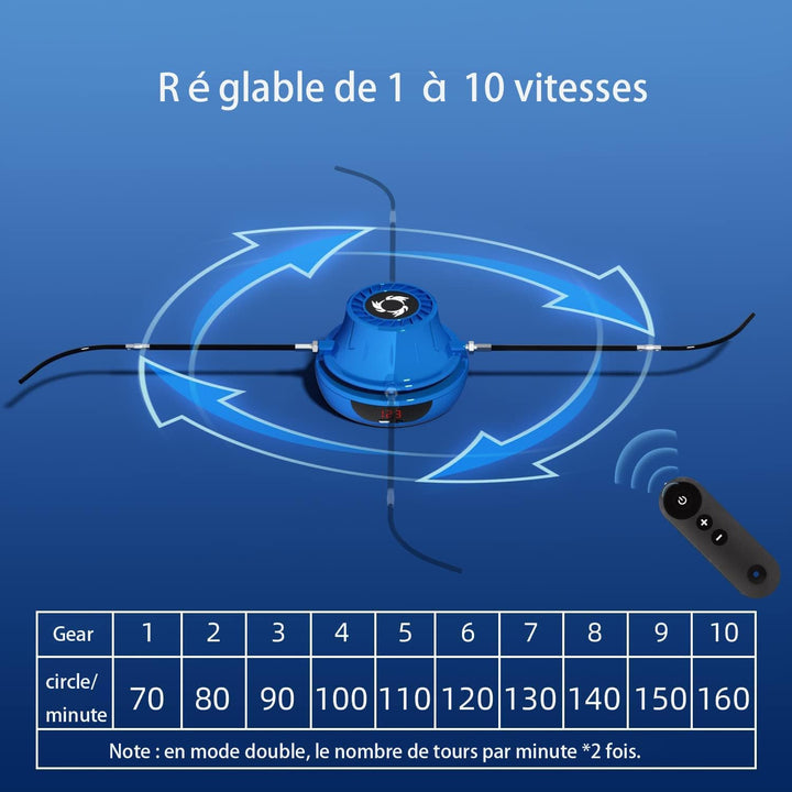 Jump Rope Elektronische Springseile Springseil-Workout mit Multi-User zusammen Einstellbare 1-10 Ges