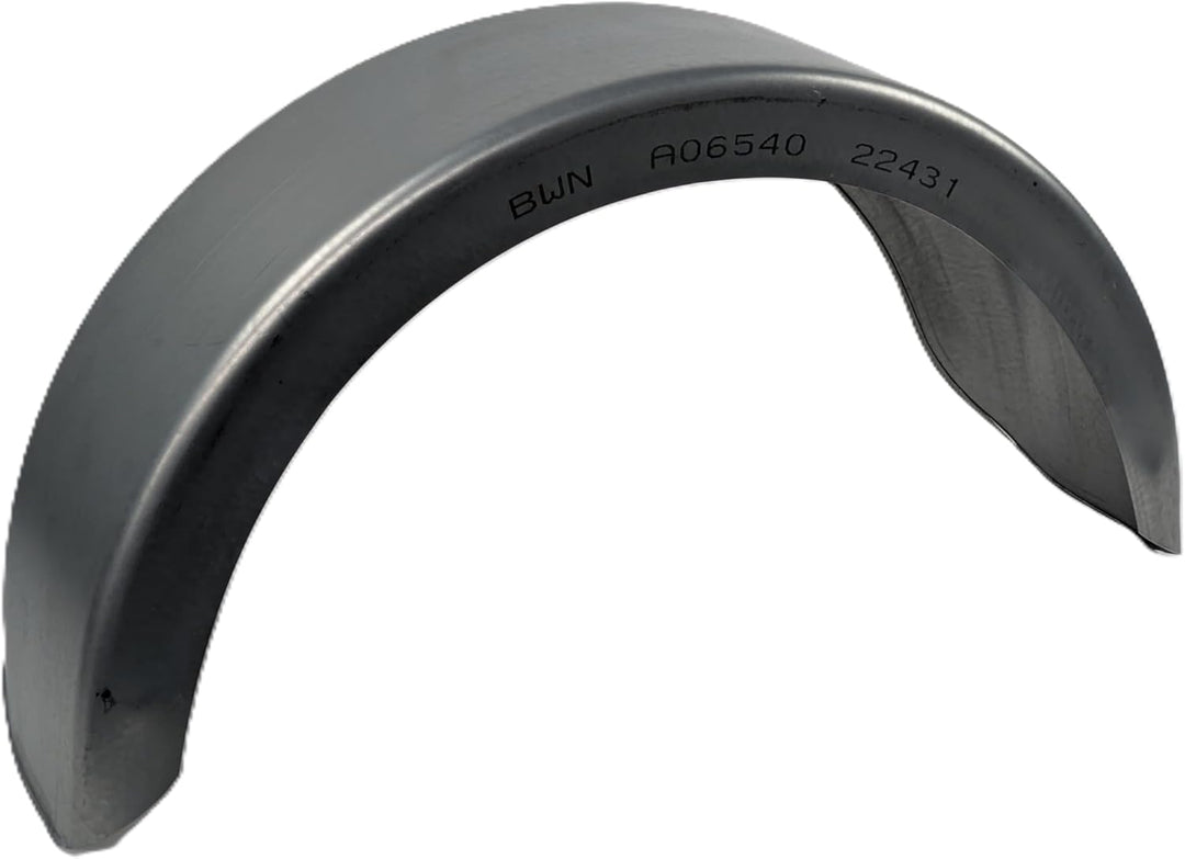 HGW Paar Kotflügel Stahlblech verzinkt für Pkw-Anhänger, einachsig – 200 mm Breite, 660 mm Spannweit