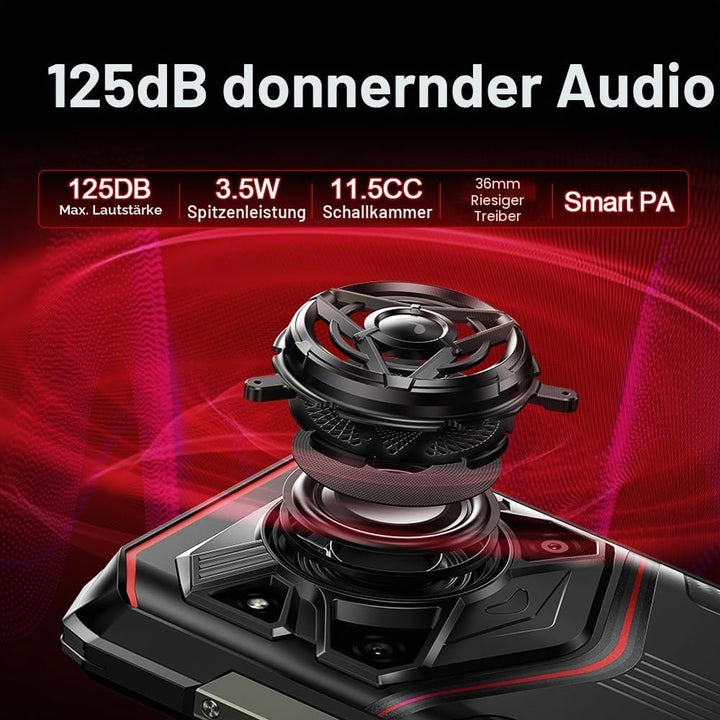 DOOGEE Blade 20 Pro 4G Outdoor Handy Ohne Vertrag,11800mAh, 24GB+256GB(2TB) Outdoor Smartphone, 50MP