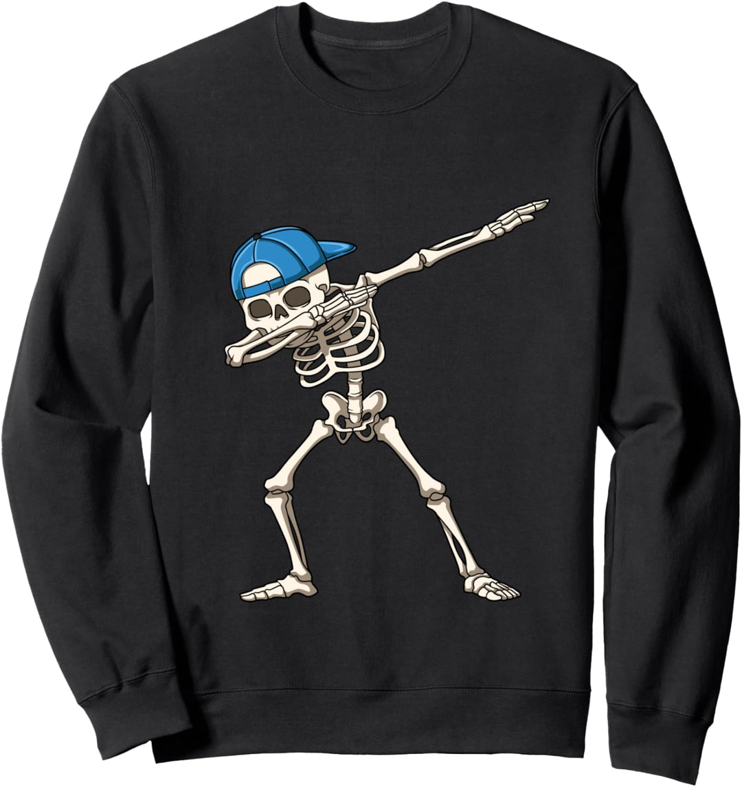 Dabbing Skelett Tanzen Junge Sweatshirt