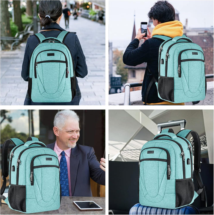 BIKROD Rucksack Herren und Damen, Schulrucksack Jungen Mädchen Teenager, Wasserdicht Rucksack | 17.3