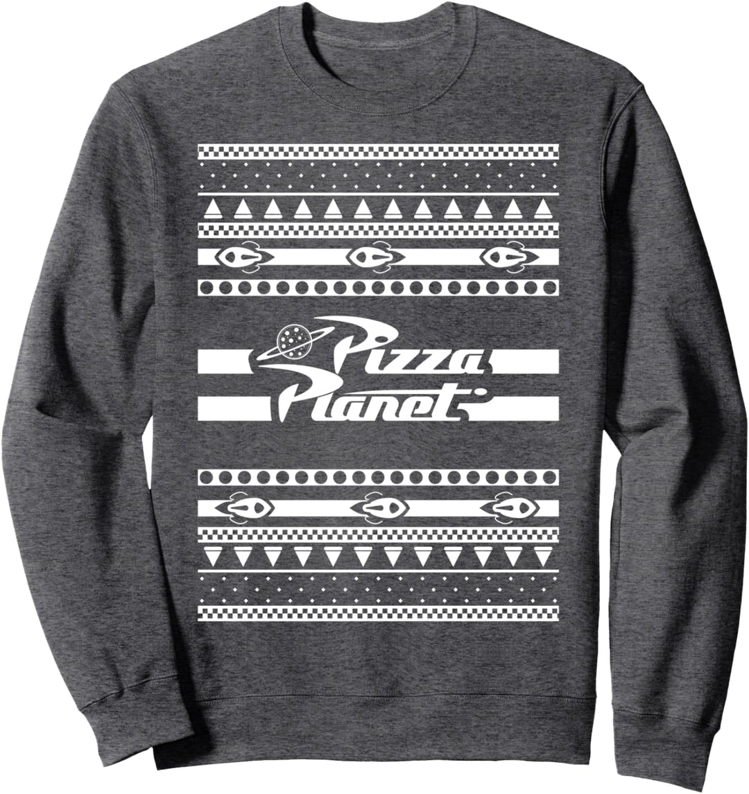 Disney Pixar Toy Story Pizza Planet Ugly Weihnachten Fleece Sweatshirt