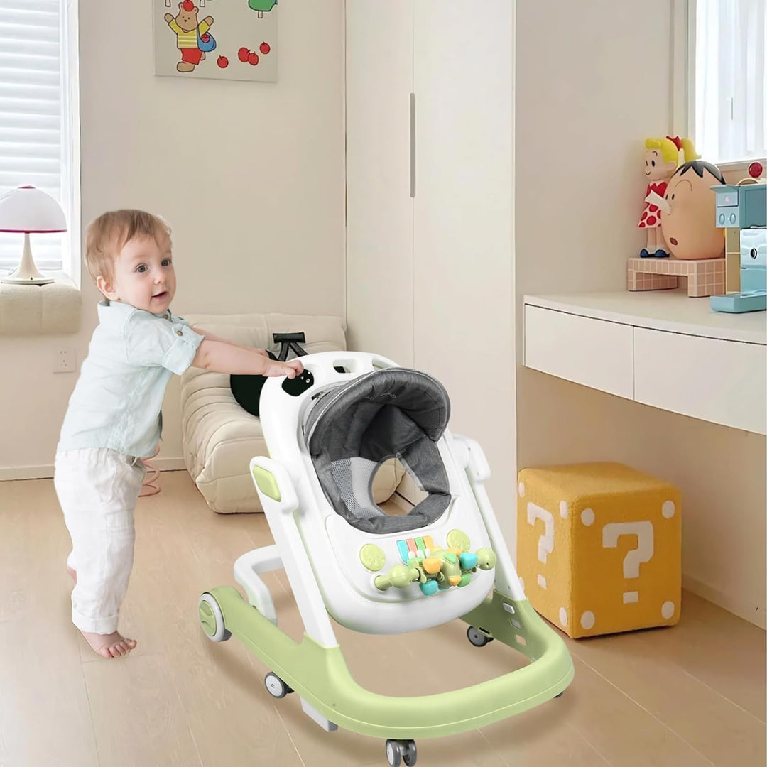 Lauflernhilfe für Babys, 2-in-1, skalierbar, fördert die Erwachung, kompakt zusammenklappbar – Spiel