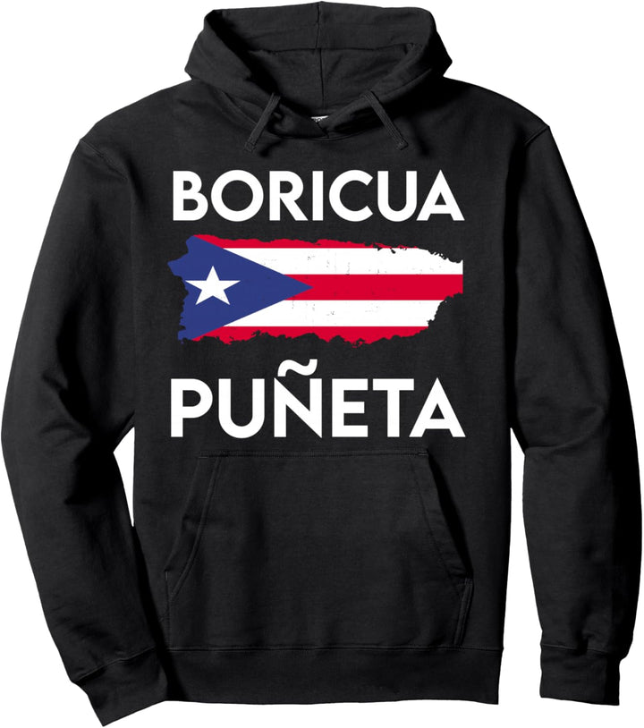 Puneta Puerto Rico Flagge Boricua Pride Geschenk Karte Coqui Pullover Hoodie