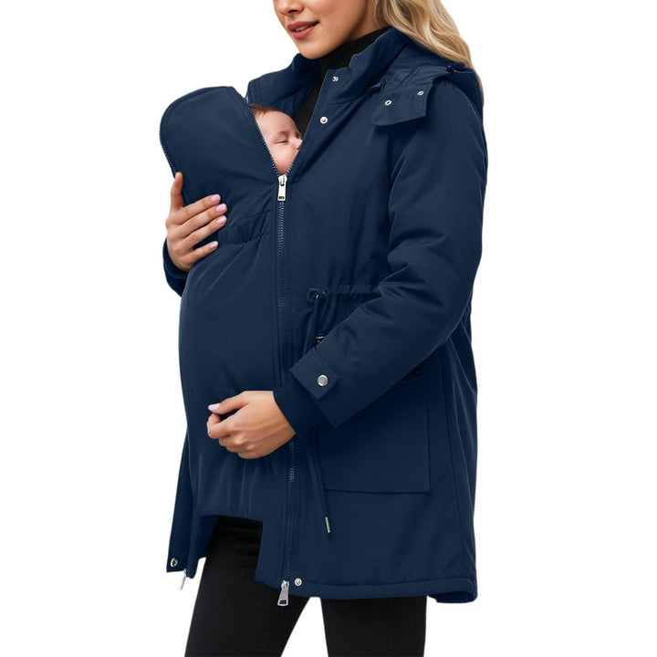 Hanraz Umstandsjacke Winter Schwanger Umstandswinterjacke Umstandsmode Bequemes Jacken Für Schwanger