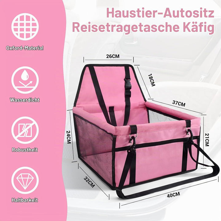Hundesitz für kleine und mittelgrosse Hunde, sehr stabil, Oxford, atmungsaktiv, waschbar, faltbarer