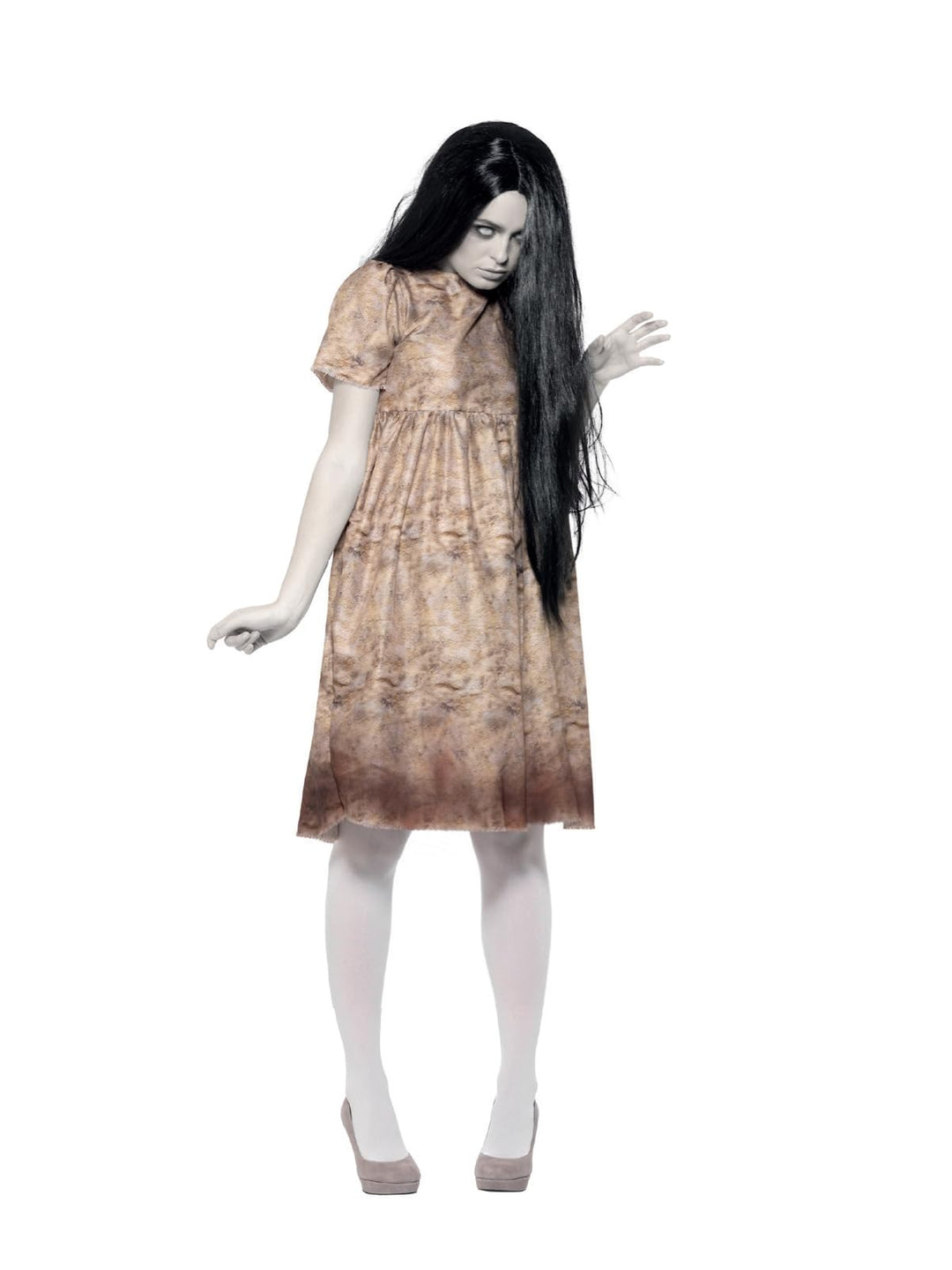 Evil Spirit Costume (M) M - UK Size 12-14 Grau, M - UK Size 12-14 Grau