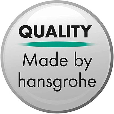 hansgrohe Duschkopf Vernis Blend, Duschbrause 2 Strahlarten, Antikalk-Funktion, Chrom & Brauseschlau