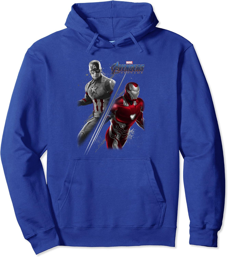 Marvel Avengers Endgame Captain America Iron Man Poster Pullover Hoodie