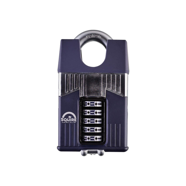 SQUIRE Warrior Combi 65CS Hochsicheres Vorhangschloss, blau One size Blau, One size Blau