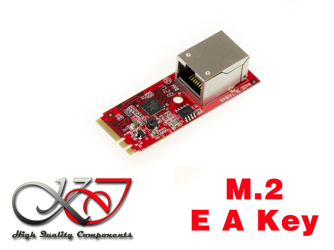 KALEA-INFORMATIQUE M2-Controller-Karte (M.2 NGFF A Key oder E Key) 1 LAN-Port GIGABIT ethernet RJ45