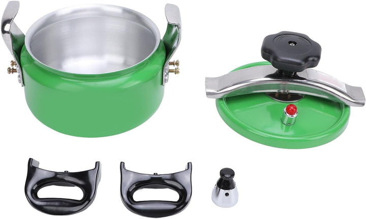Schnellkochtopf, Doppelboden-Druckdosenbehälter aus Aluminiumlegierung, Leicht zu öffnender und zu S