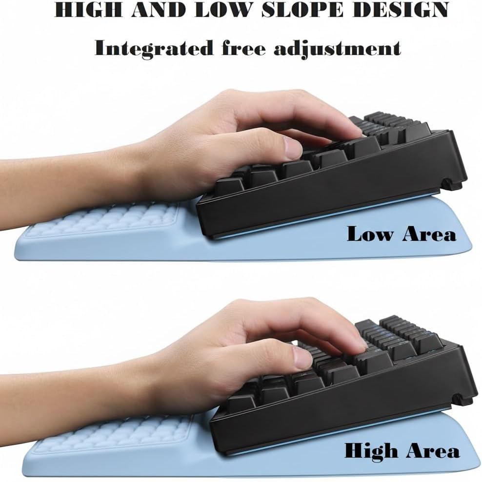 Tastatur Ständer mit Handgelenkauflage,Ergonomisches Tilt Tastaturständer,Ergonomischer Bequemer Wri