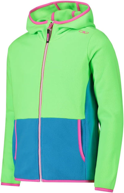 CMP Mädchen Kid G Jacket Fix Hood Jacket 164 Mela Fluo, 164 Mela Fluo