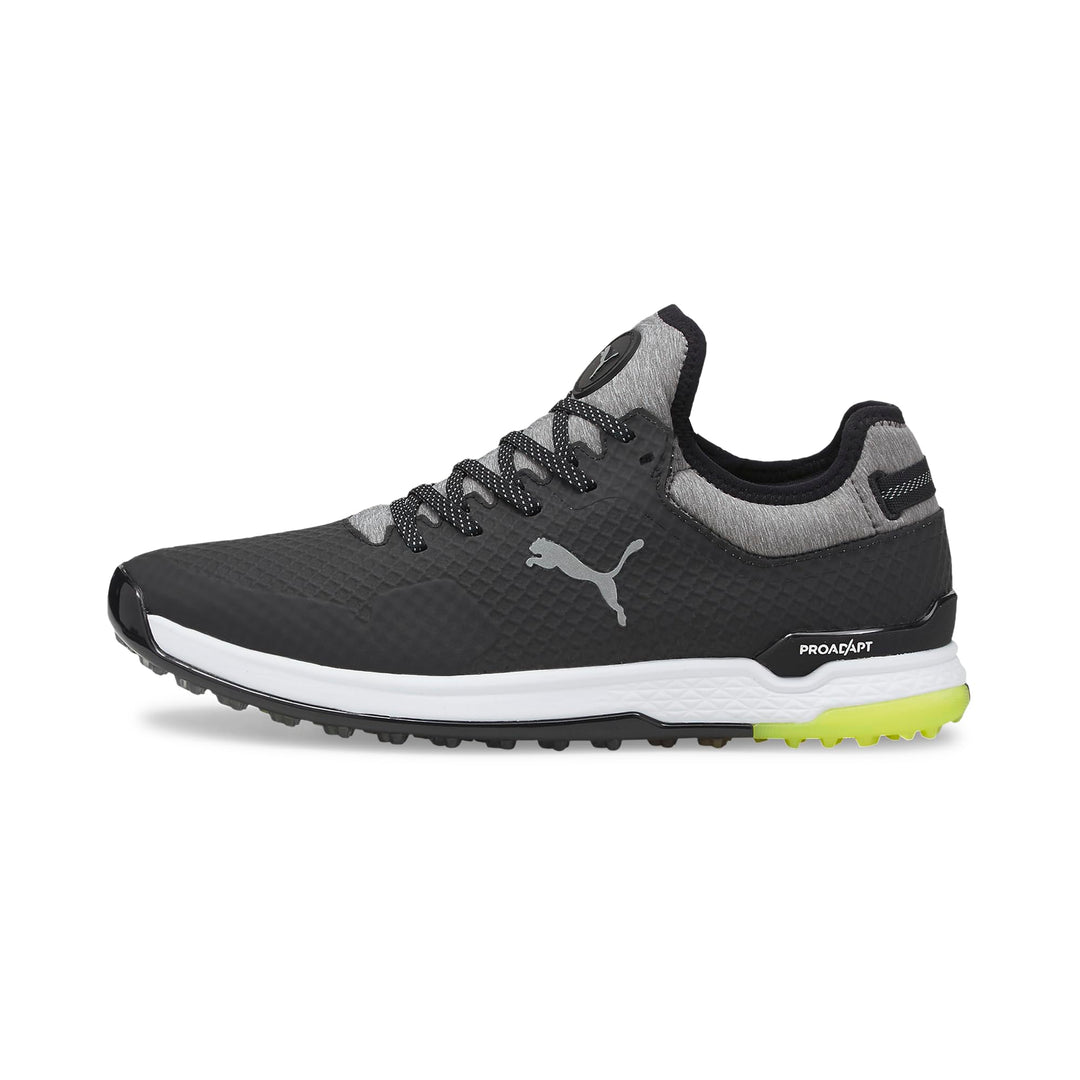 PUMA Herren Proadapt Alphacat Wide Golfschuhe 41 EU Schwarz Silber, 41 EU Schwarz Silber