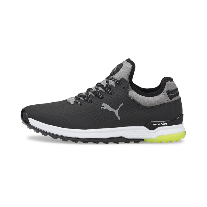 PUMA Herren Proadapt Alphacat Wide Golfschuhe 41 EU Schwarz Silber, 41 EU Schwarz Silber